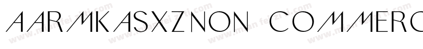 AaRMKASXZ(Non CommercialUse)字体转换